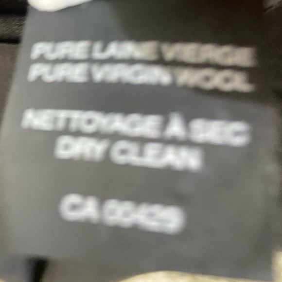 Men’s Kenneth Cole Reaction virgin wool navy tonal plaid two button jacket 40R - Picture 6 of 8